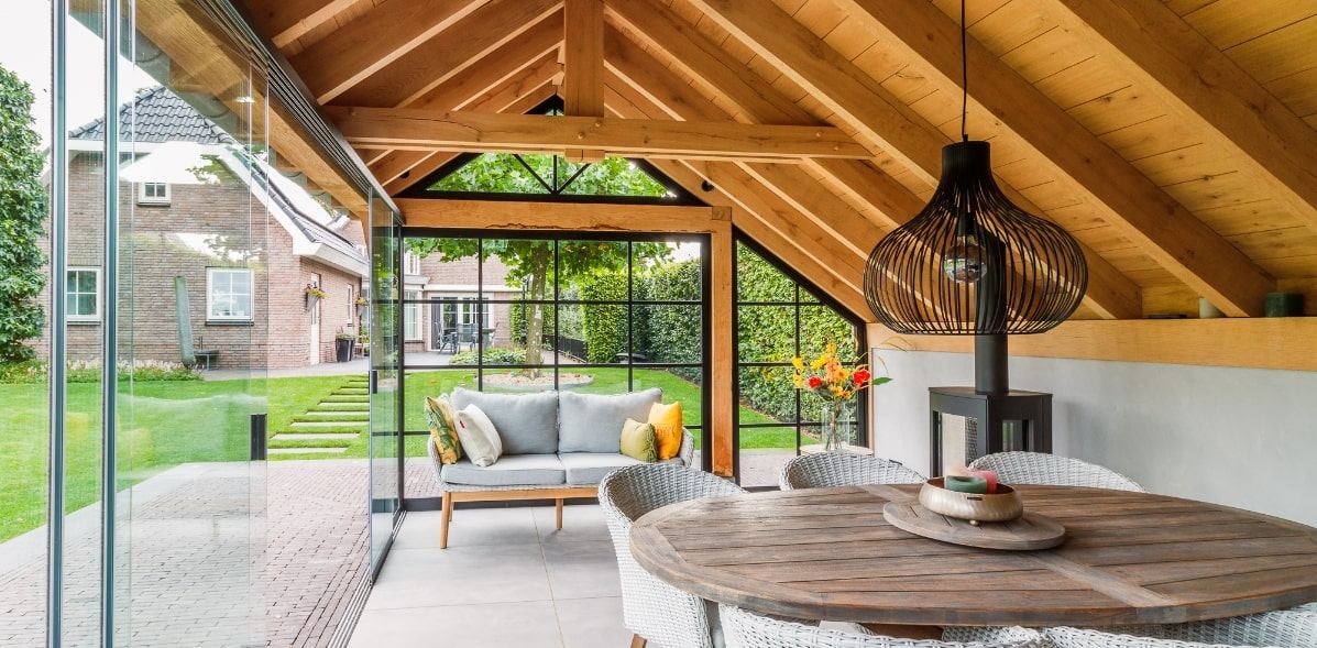 Interieur van het buitenverblijf